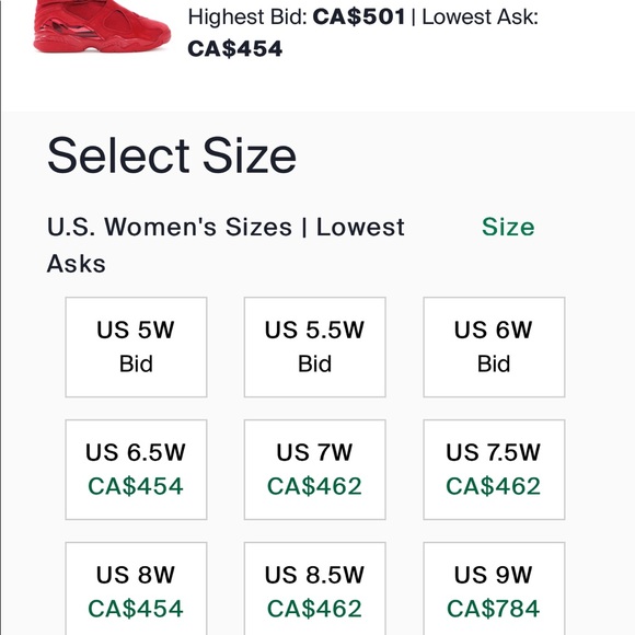 Authentic Jordan 8 Retro Valentine's Day 2018 (W) size 8, worn - Picture 10 of 10